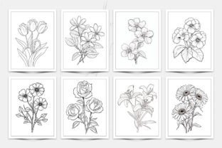 Creative Flower Coloring Page for Kids Graphic by Eyestetix Studio ...