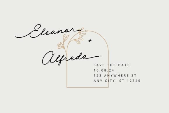 Dian Milena Font PNG with transparent background - Preview 2