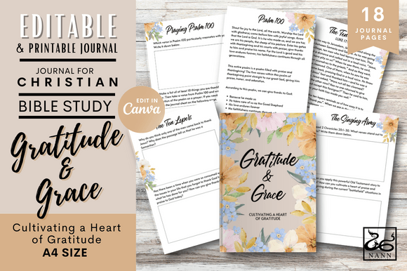 Gratitude and Grace/ Bible Study Journal