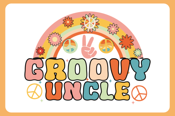 Groovy Season Font PNG with transparent background - Preview 3