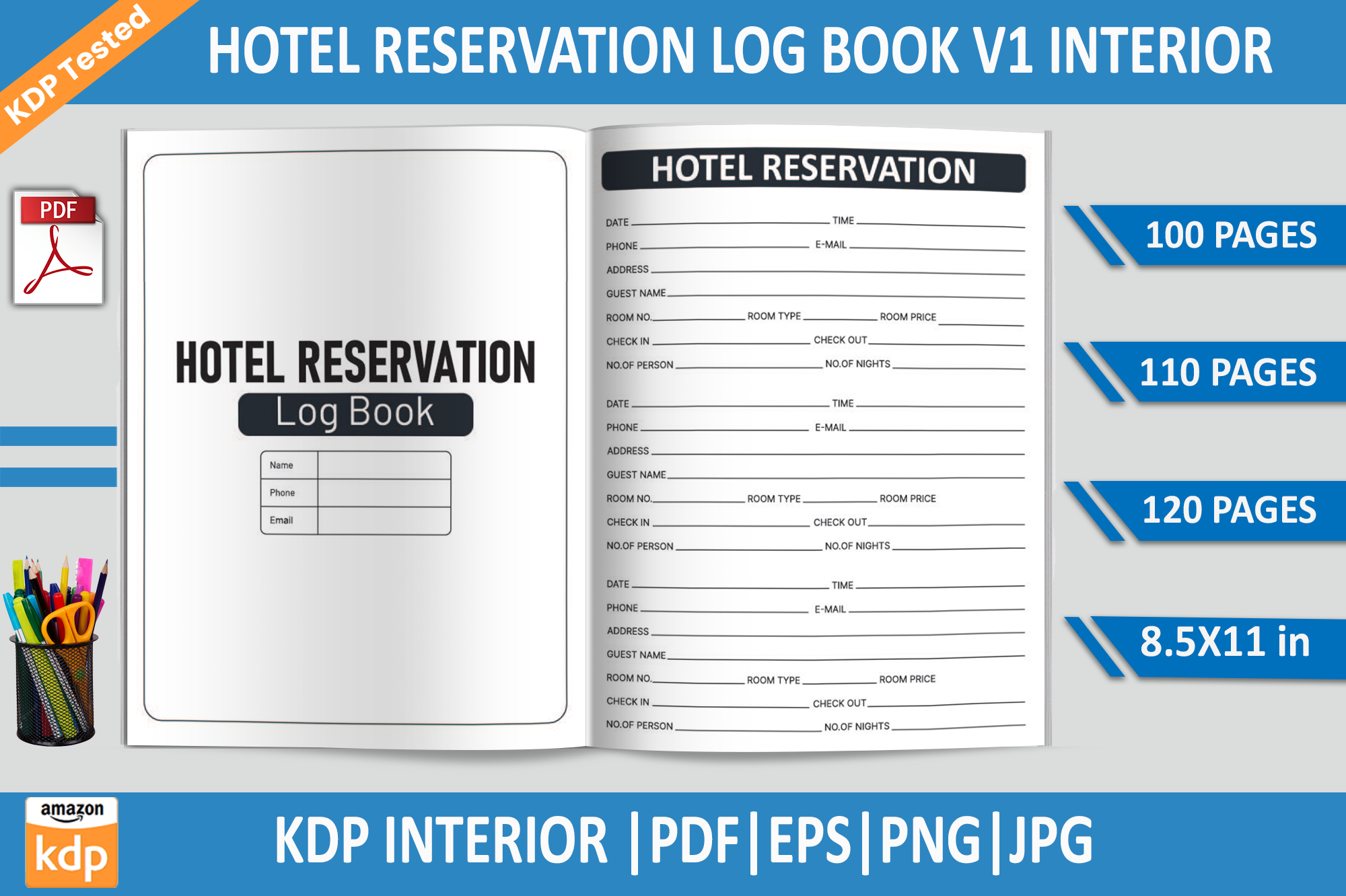 Hotel Reservation | KDP Interior Graphic by Educare · Creative Fabrica