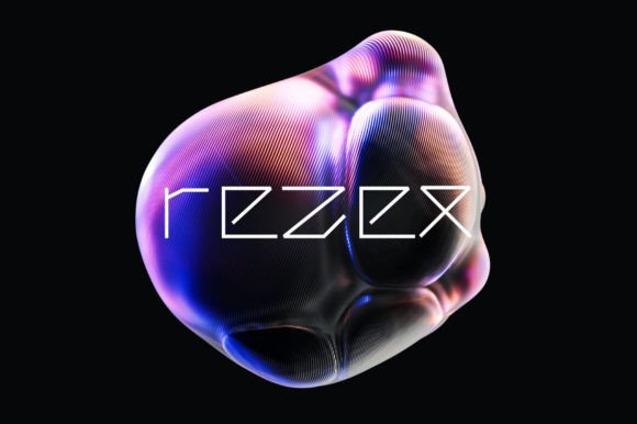 Raxye Font PNG with transparent background - Preview 1