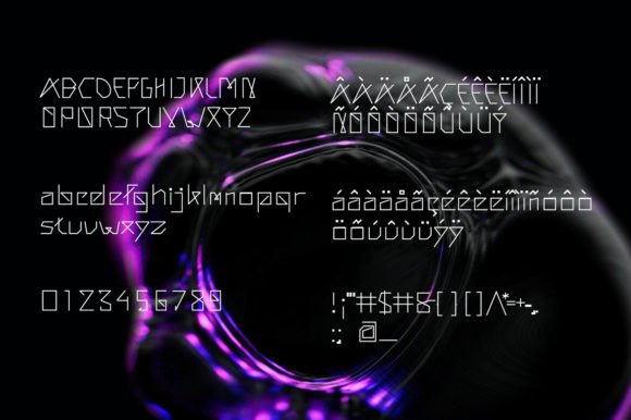 Raxye Font PNG with transparent background - Preview 4
