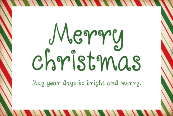 Christmas Kids Font - Preview 1