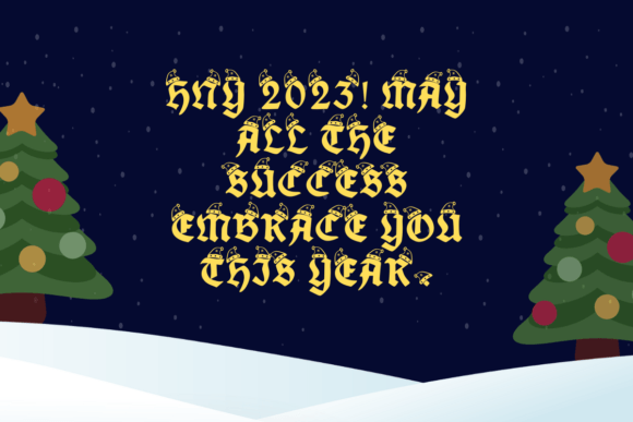 Christmas Wishes Font - Preview 1