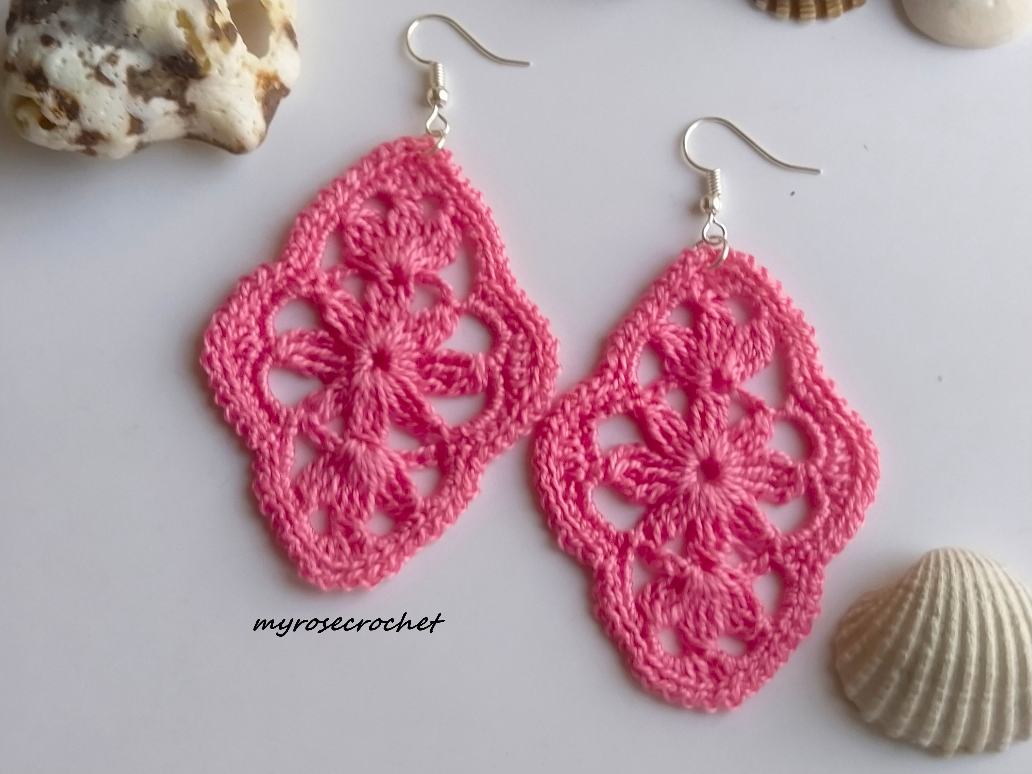Crochet Pattern- 'TARA' Earring Pattern