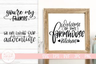 Farmhouse Sign SVG Cut File Graphic by dapiyupi · Creative Fabrica