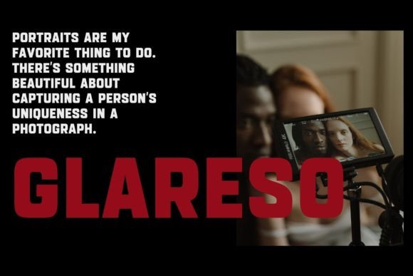Glareso Font - Preview 3