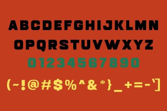 Greston Font PNG with transparent background - Preview 6