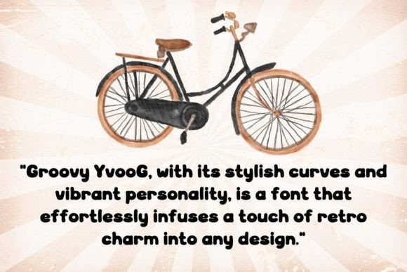 Groovy Yvoog Font - Preview 1