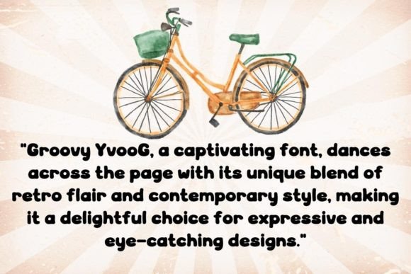 Groovy Yvoog Font - Preview 3