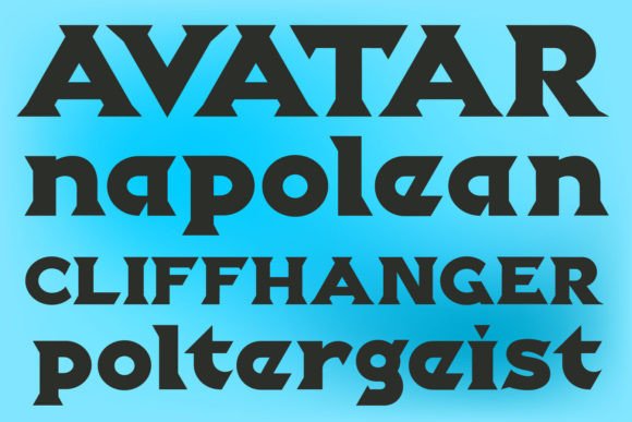 Isometra Font PNG with transparent background - Preview 1