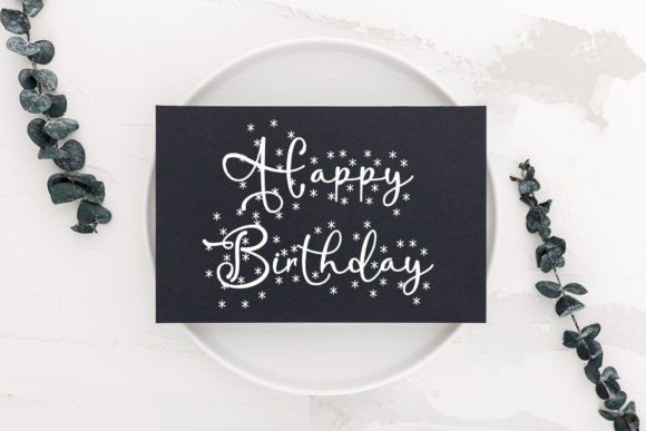 Lightning Christmas Font font preview - 4