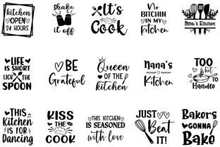 Mega Kitchen SVG Bundle Graphic by Sathy95 · Creative Fabrica