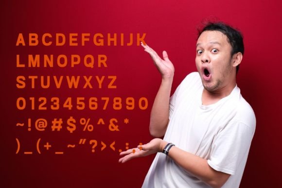 Roncek Font PNG with transparent background - Preview 4