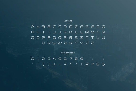 Ropacron Font PNG with transparent background - Preview 2