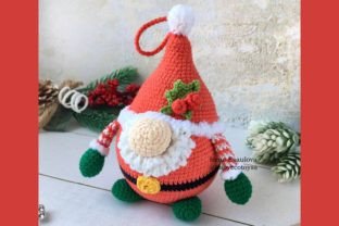 Santa Gnome for Christmas Tree Decor Graphic by BabyEcoToys · Creative ...