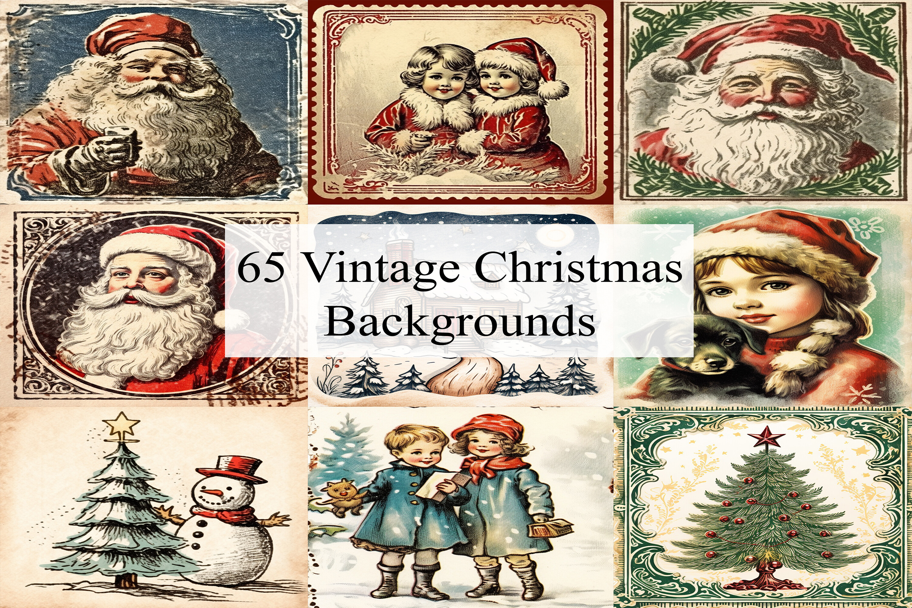 Vintage Christmas Backgrounds