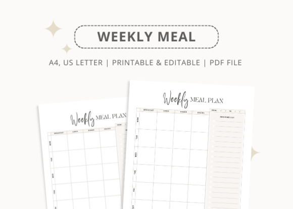 Weekly Meal Planner | Meal Planning