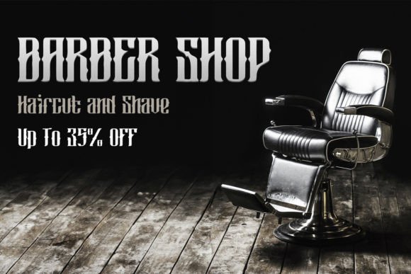 Salon Font PNG with transparent background - Preview 1