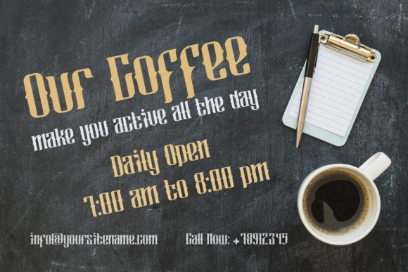 Salon Font PNG with transparent background - Preview 3