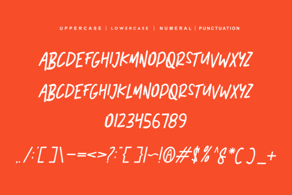 Shadow Marker Font PNG with transparent background - Preview 3