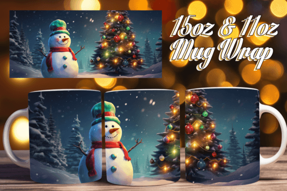 Whimsical Christmas: Mug Wrap