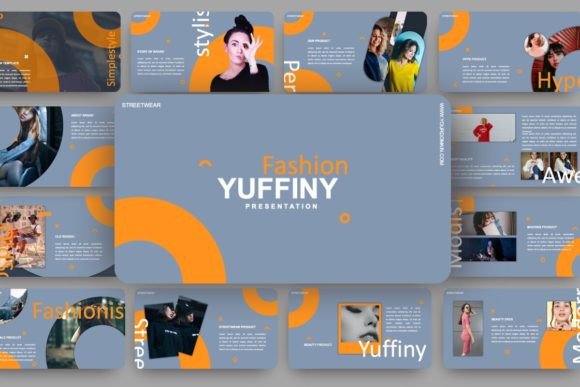 Preview of YUFFINY Fashion Presentation Design fashion presentation template