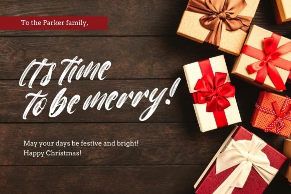 Christmas Theme Font - Preview 4