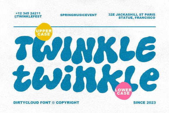 Dirty Clouds Font PNG with transparent background - Preview 6
