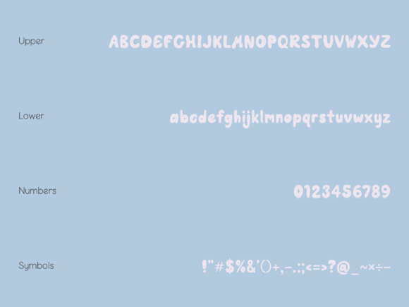 Milky Drip Font PNG with transparent background - Preview 4