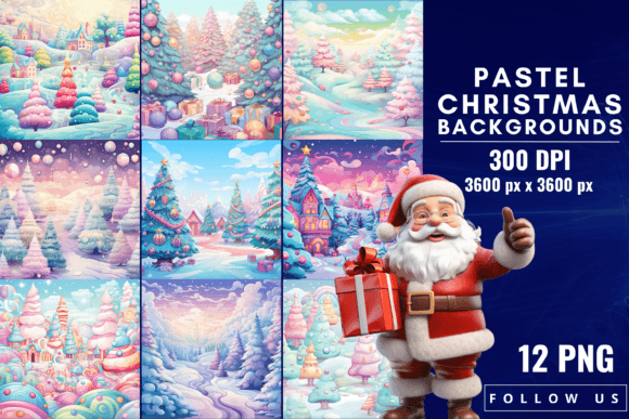 Pastel Christmas Backgrounds