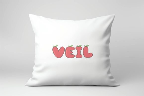 Red Berry Font PNG with transparent background - Preview 5