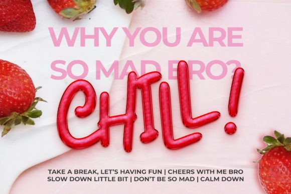Slothy Jelly Font PNG with transparent background - Preview 1