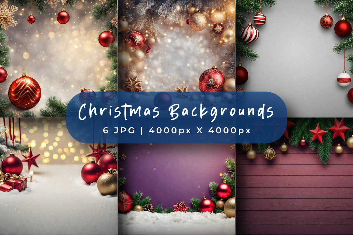 Christmas Background Digital Papers