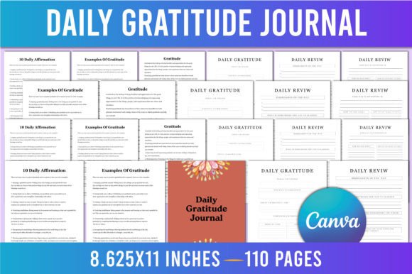 Daily Gratitude Journal With Prompts