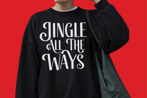 Dancing Christmas Font - Preview 6