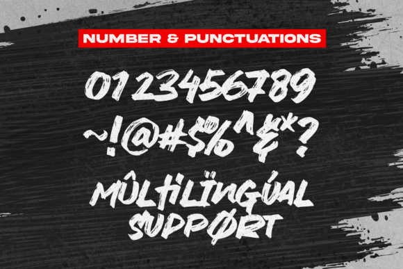 Mouth Beast Font PNG with transparent background - Preview 5