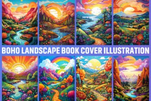 235+ Boho Landscape Coloring Pages KDP Graphic by ArT DeSiGn · Creative ...