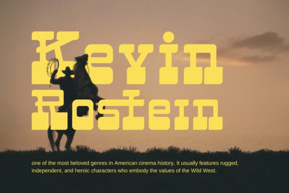 Alucky West Font - Preview 1