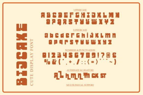 Bijcake Font - Preview 3