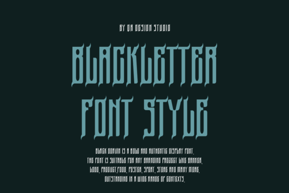 Black Gorvin Font - Preview 1