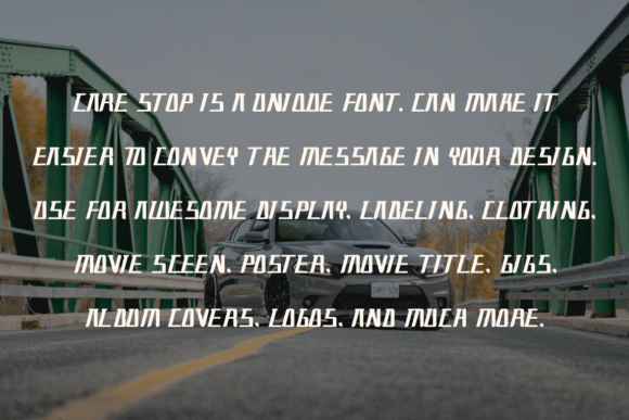 Care Stop Font - Preview 2