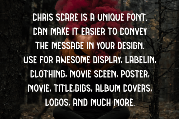 Chris Scare Font - Preview 3