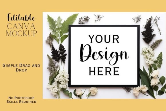 Canva Flat Lay Mockup