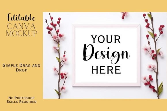 Canva Flat Lay Mockup
