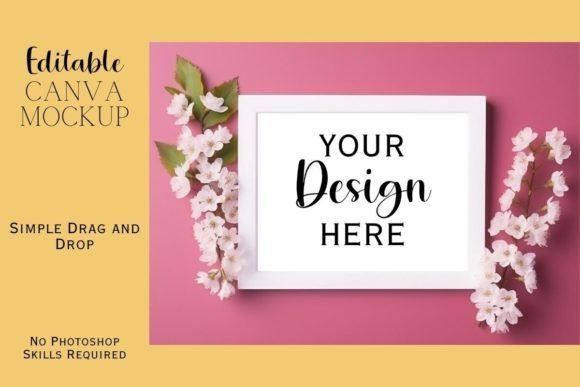 Canva Flat Lay Mockup