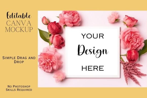 Canva Flat Lay Mockup
