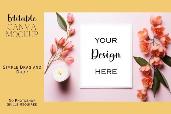 Canva Flat Lay Mockup