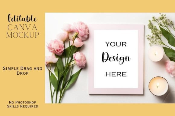 Canva Flat Lay Mockup